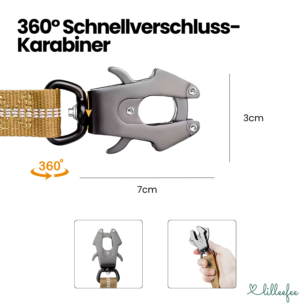 2-in-1 Bungee-Hundeleine – Sanftes Abfedern & volle Kontrolle unterwegs