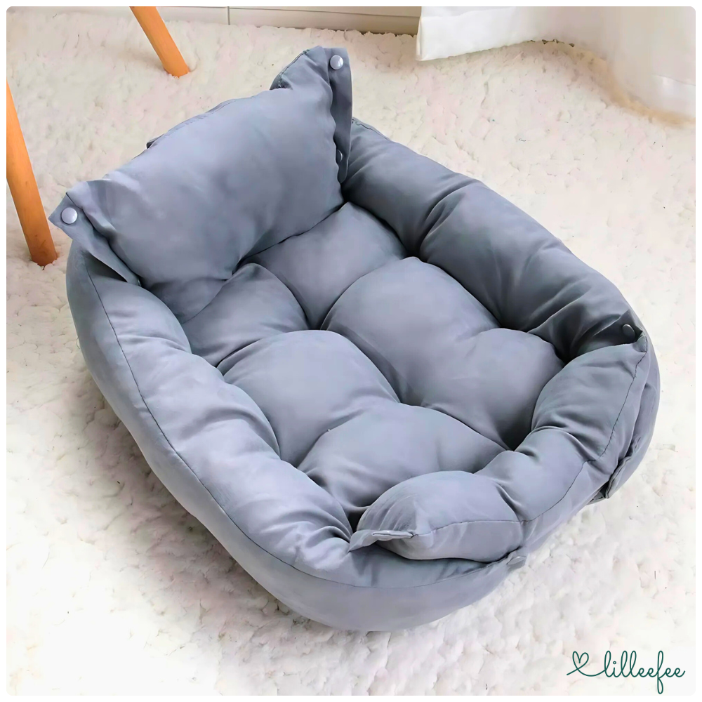 Multifunktionales 3-in-1 Haustierbett – Sofa, Matte & Bett in Sekunden