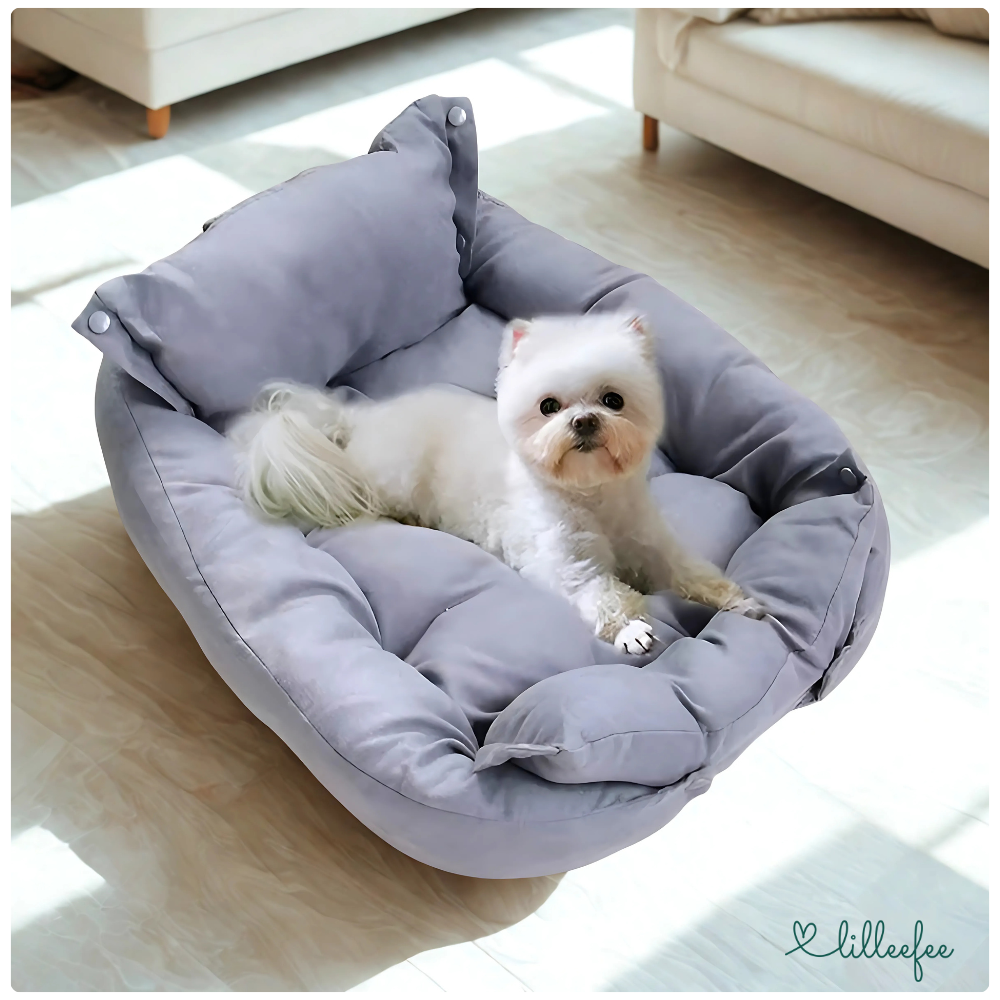 Multifunktionales 3-in-1 Haustierbett – Sofa, Matte & Bett in Sekunden