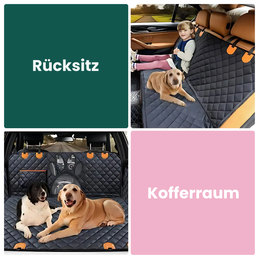 Hunde-Autositzbezug – Sauberer Rücksitz & Rundumschutz bei jeder Fahrt