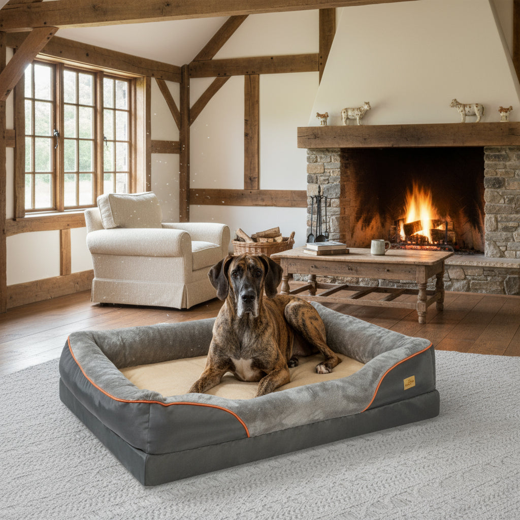 Orthopädisches Premium-Hundekissen für große Hunde mit großem Anspruch