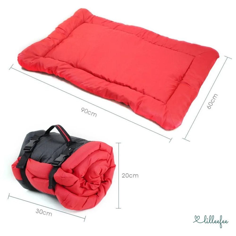 Tragbares Hundekissen für unterwegs - Komfort zum mitnehmen