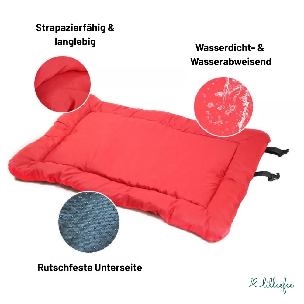 Tragbares Hundekissen für unterwegs - Komfort zum mitnehmen