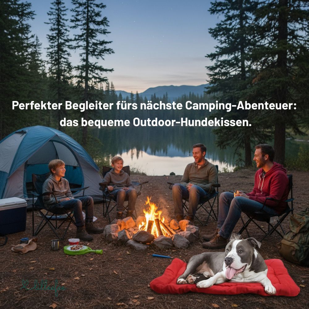 Tragbares Hundekissen für unterwegs - Komfort zum mitnehmen