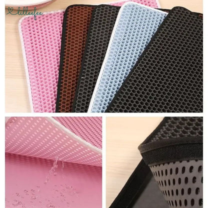 Doppellagige Katzenstreu Matte - weich, wasserdicht & rutschfest