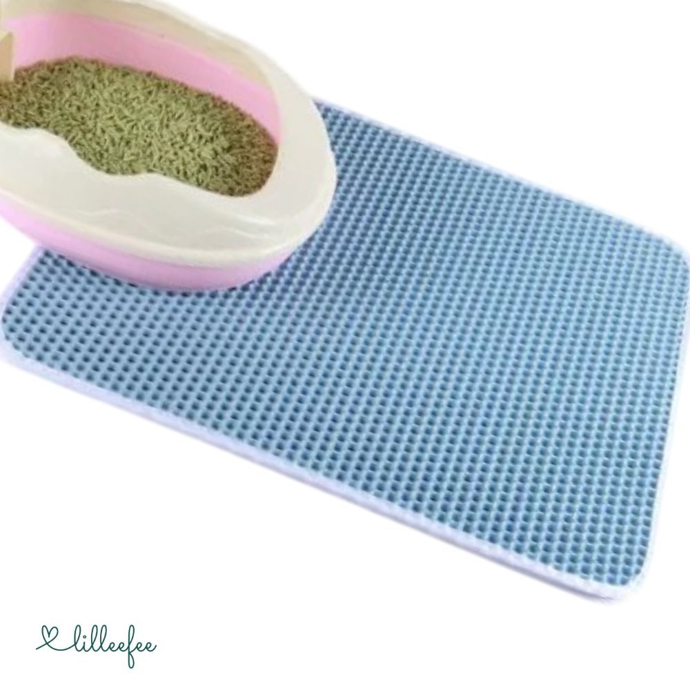 Doppellagige Katzenstreu Matte - weich, wasserdicht & rutschfest