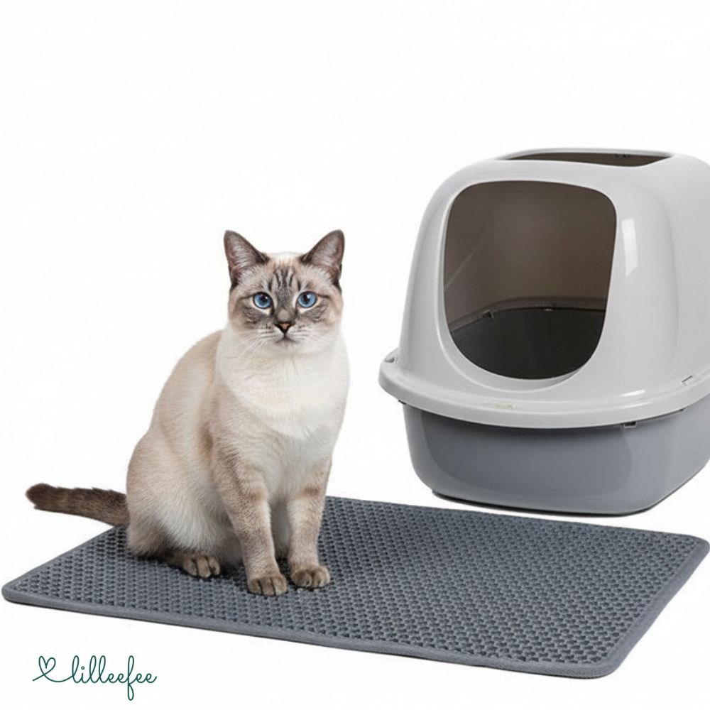 Doppellagige Katzenstreu Matte - weich, wasserdicht & rutschfest