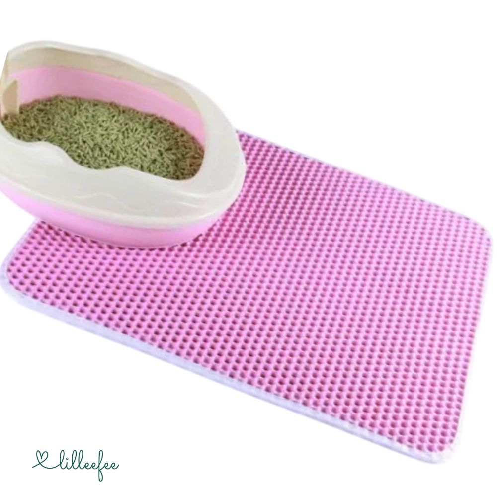 Doppellagige Katzenstreu Matte - weich, wasserdicht & rutschfest