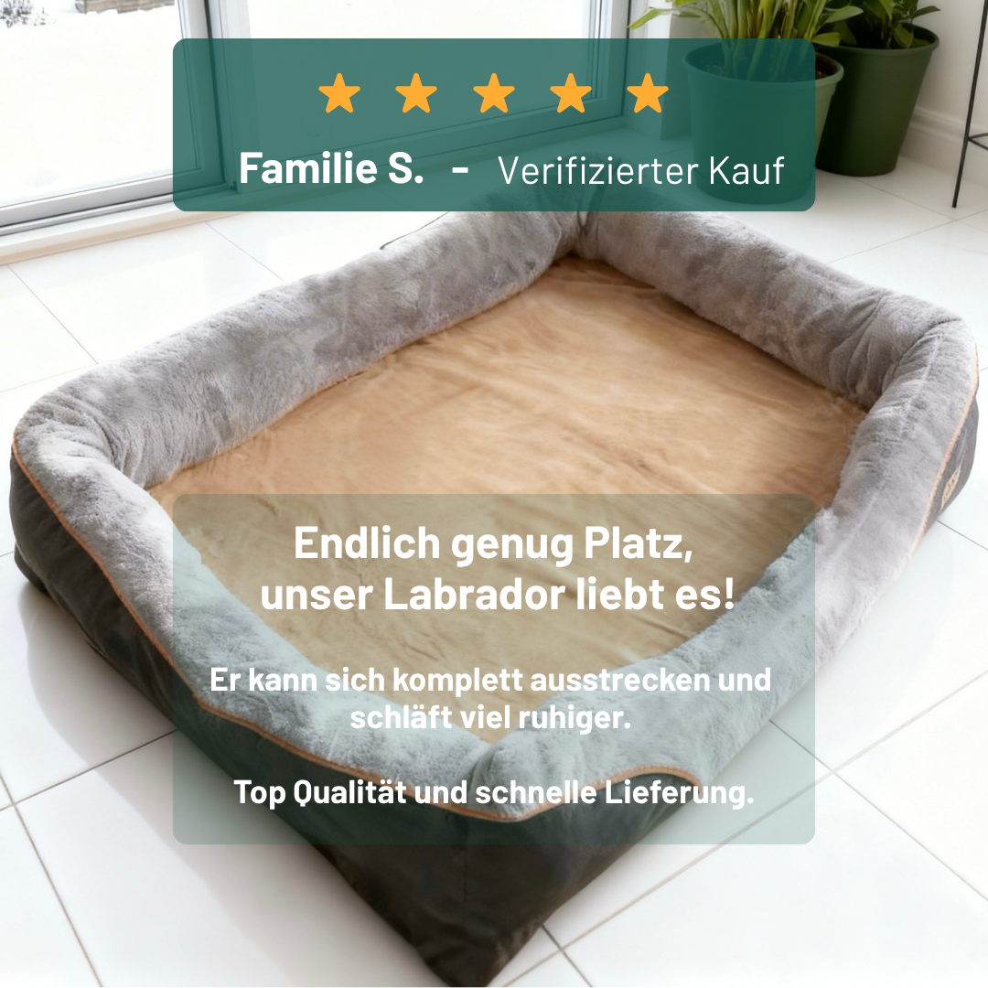 Orthopädisches Premium-Hundekissen für große Hunde mit großem Anspruch