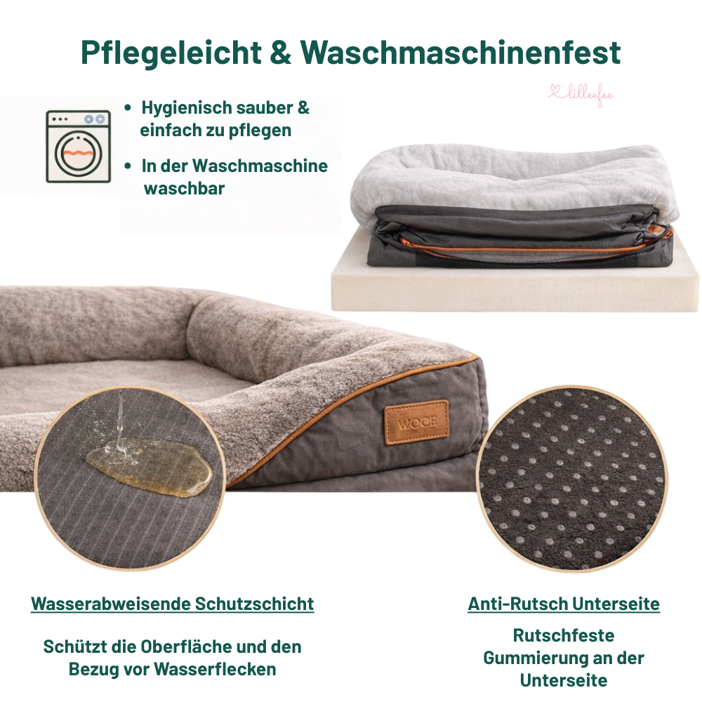 Orthopädisches Premium-Hundekissen für große Hunde mit großem Anspruch