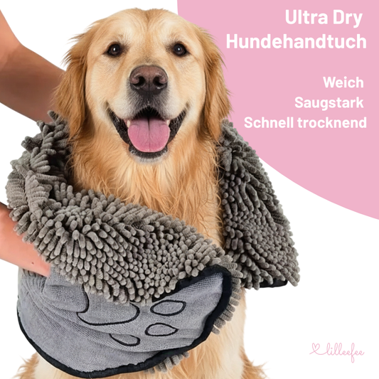 Ultra Dry Hundehandtuch – extra weich, saugstark & schnell trocknend