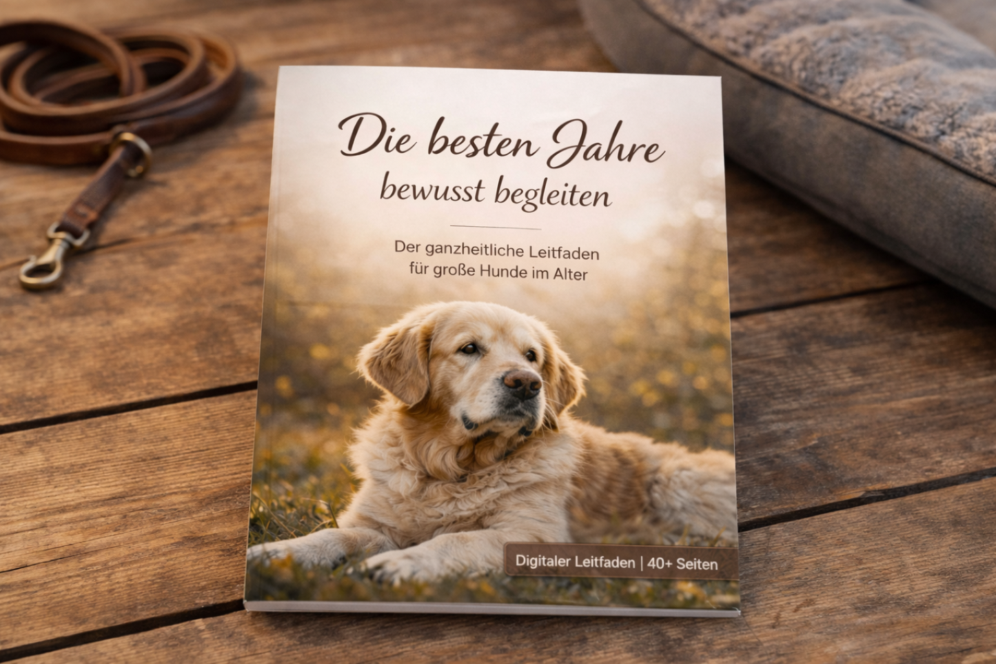 Die besten Jahre bewusst begleiten – Leitfaden für große Hunde im Alter (PDF)