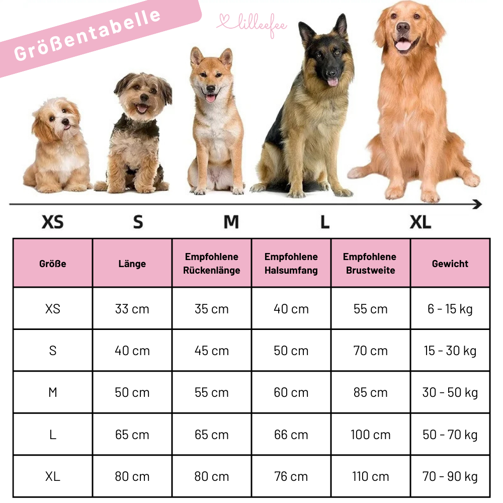 Flauschiger-Hundebademantel-groessen