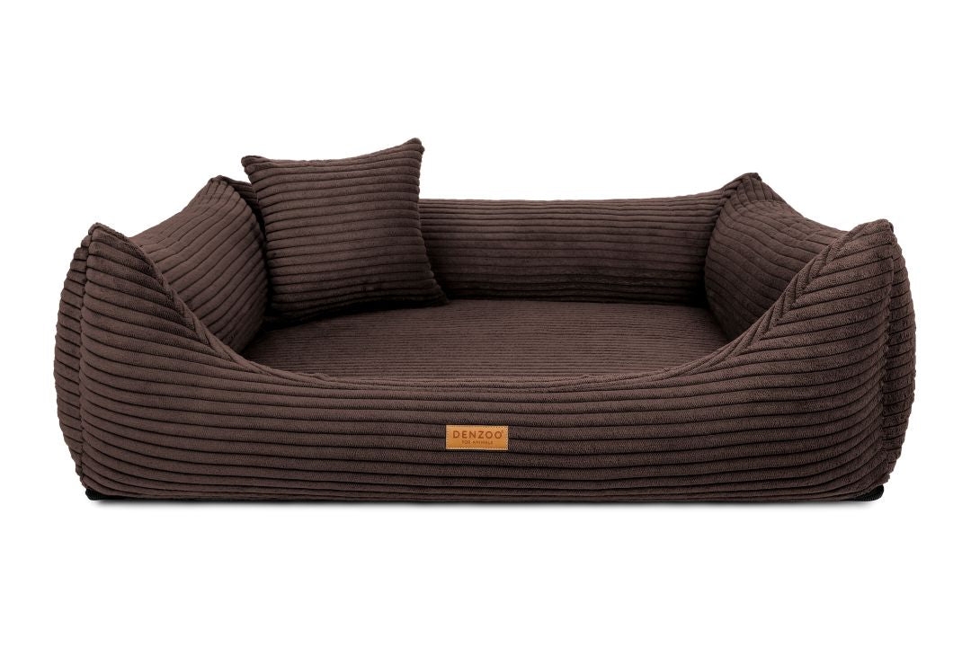 braun-Cord-Hundebett