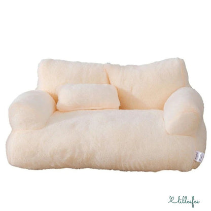 Kuscheliges Plüsch-Sofa für Katzen und kleine Hunde