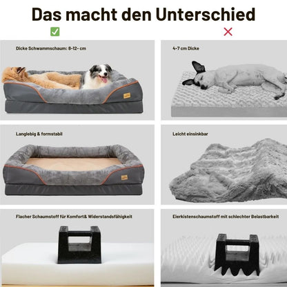 Orthopädisches Premium-Hundekissen für große Hunde mit großem Anspruch