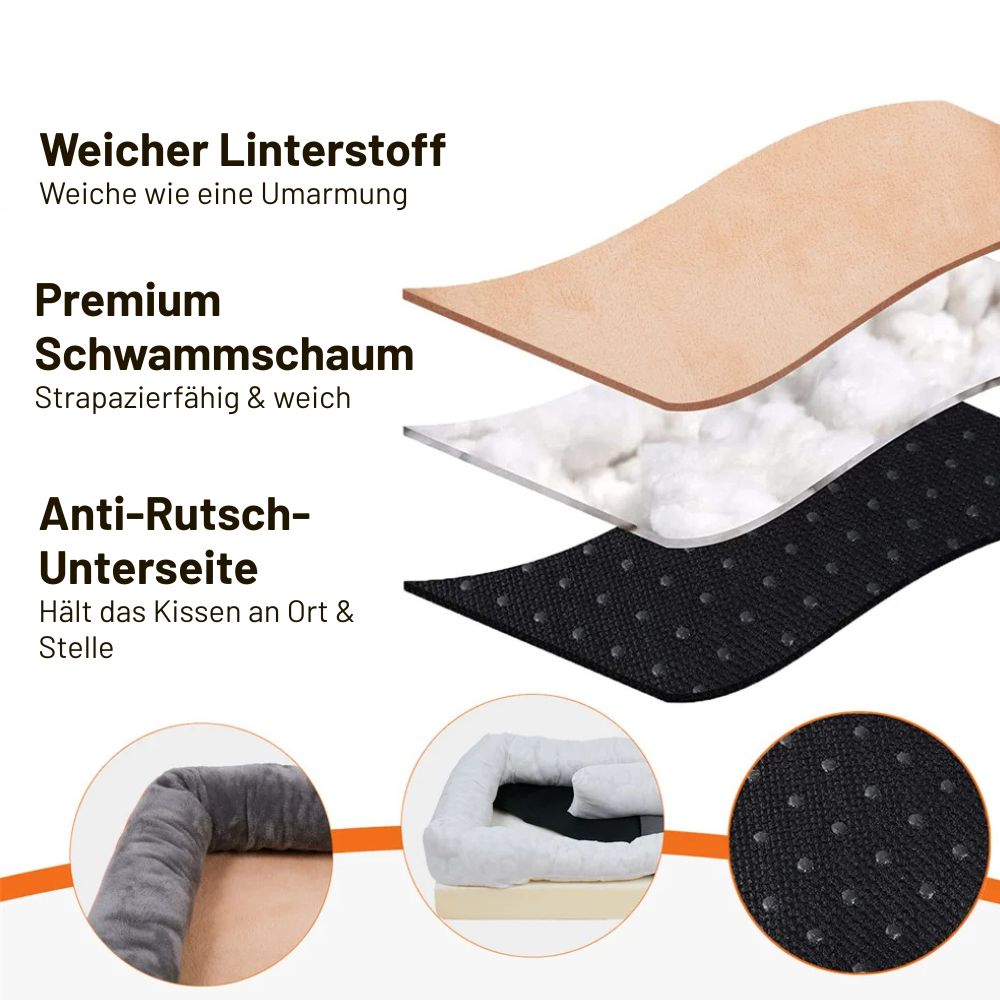 Orthopädisches Premium-Hundekissen für große Hunde mit großem Anspruch